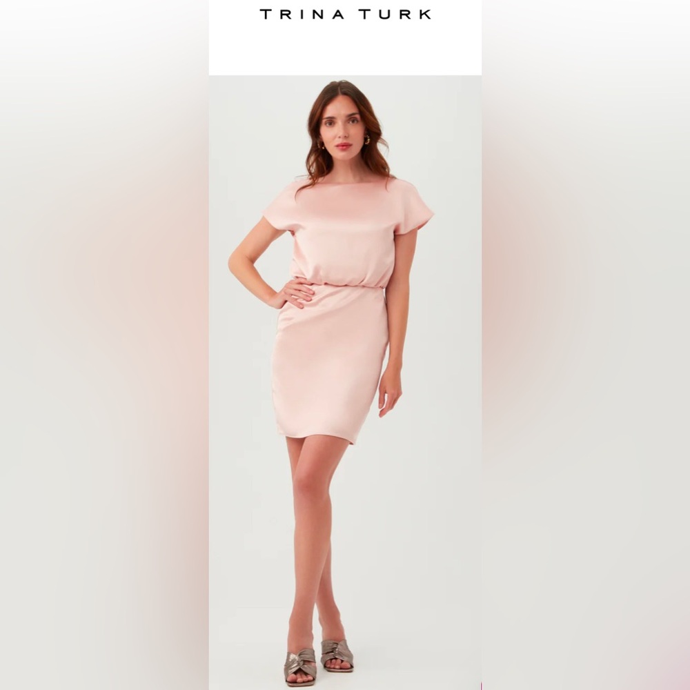 NWT Trina Turk Amuse Satin Dress